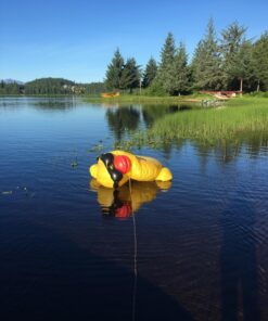 Game 5000-BB Giant Derby Float, Fun Rubber Duck, Quick-Fill Valves Pool Rafts & Inflatable Ride-ons, 300 lb Capacity, Built-In Cup Holders, 81” L x 76” W x 44” T Without Pump 36 71n4D53sozL
