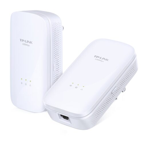 TP-Link AV1200 Powerline Ethernet Adapter - Gigabit Port, Plug&Play, Power Saving(TL-PA8010 KIT)