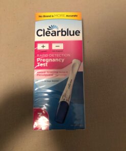 Clearblue Rapid Detection Pregnancy Test, Home Pregnancy Kit, 3 Count 3 Count (Pack of 1) 40 71n4MhvtnoL