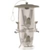 More Birds Abundance Bird Feeder, Combination Mixed Seed and Thistle, 6 Feeding Ports, 3.5 lb Seed Capacity Medium 45 71n4MoxpFFL