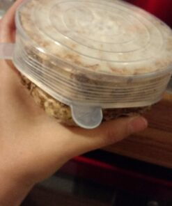 Modfamily Silicone Stretch Lids (7 pack, includes EXCLUSIVE XL SIZE), Reusable, Durable & Expandable to Fit Many Container Sizes & Shapes. Superior for Keeping Food Fresh, Dishwasher & Freezer Safe 37 71n4fYtXmYL