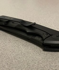 Zero Tolerance 0450CF; Folding Knife with 3.25” DLC-Coated S35VN Stainless Steel Blade, All-Black Carbon Fiber and Titanium Handle Scales, KVT Ball-Bearing Opening, Frame Lock, Pocketclip; 2.45 OZ. 34 71n4u09x9IL