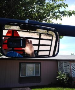 Rear View Mirror UTV Accessories - Mirrors Best for Wide Angle Center or Side-by-Side Off Road Clear-View - High Impact ABS Housing & Universal Roll Cage Bar Mounts with Shatter-Proof Tempered Glass Center Rear View 37 71n4vJ3xrQL 2