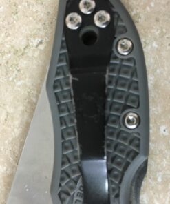 Spyderco Delica 4 Lightweight 7.15" Signature Folding Knife with 2.90" Flat-Ground Steel Blade and High-Strength FRN Handle - PlainEdge Grind Delica 4 Lightweight Flat Ground Grey 41 71n545uePML