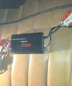 Pyle Hydra Marine Amplifier - Upgraded Elite Series 800 Watt 4 Channel Micro Amplifier - Waterproof, GAIN Level Controls, RCA Stereo Input, 3.5mm Jack, MP3 & Volume Control (PLMRMP3B) Standard Packaging 21 71n5FltGIDL