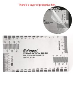 Alternative view of String Action Ruler Gauge Tool for Electric Bass and Acoustic Guitar