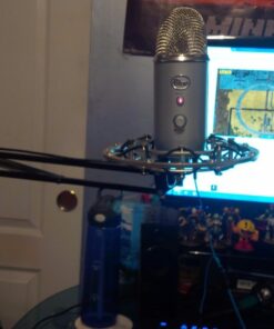 Neewer Microphone Arm Stand, Suspension Boom Scissor Mic Arm Stand with 3/8” to 5/8” Screw and Cable Ties Compatible with Blue Yeti, Snowball, Yeti X, Quadcast and Other Mics, Max Load 1.5kg 69 71n6G1gxvL