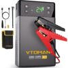 VTOMAN X1 Jump Starter with Air Compressor, 2500A Portable Battery Booster(Up to 8.5L Gas/6L Diesel Engines) with 150PSI Digital Auto Tire Inflator, 12V Car Lithium Battery Jump Box Pack Power Charger Gray 20 71n6a7vQ56L