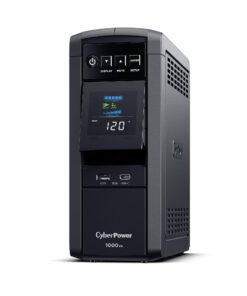 CyberPower CP1000PFCLCD PFC Sinewave UPS System, 1000VA/600W, 10 Outlets, AVR, Mini-Tower, Black 22 71n6lBmZ5uL