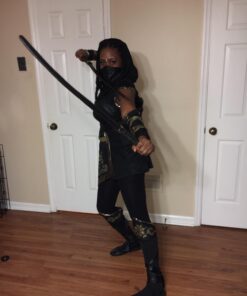 InCharacter Women's Ninja's Mystique Costume Medium Black/Gold 10 71n6o1 hZiL