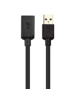 Cable Matters 2-Pack USB to USB Extension Cable 6 ft (USB 3.0 Extension Cable/USB Extender) in Black for Webcam, VR Headset, Printer, Hard Drive and More - 6 Feet 18 71n6pIhlwYL