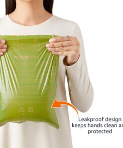 Amazon Basics Dog Poop Bags With Dispenser and Leash Clip, Brazilian Mango Scented, 270 Count, 18 Pack of 15, 13 Inch x 9 Inch 270 Bags 18 71n7EsojRqL