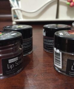 4pc Beauty Treats Lip Scrub with Almond Creme Wild Apple Vanilla Bean Dark Cherry All 4 Full Set 16 71n7Ko6nTmL