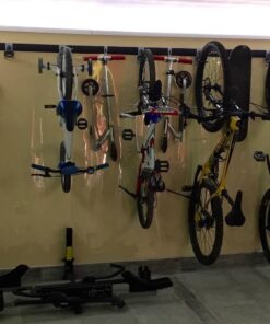 Rubbermaid FastTrack Wall Mounted Storage and Organization System Rail for Home and Garage, Horizontal 48", Holds up to 1,750 pounds, Black, Perfect for Yard Tools/Sports Equipment/Ladders 48" Rail 59 71n7Ye67dqL