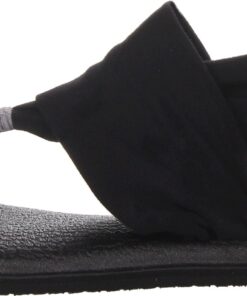 Sanuk Women's Yoga Sling 2 Sandal 6 Black 11 71n7hLMpfDL 2