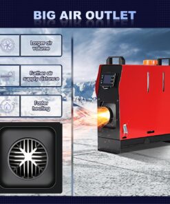 GEARZAAR Diesel Heater 8KW 12V/24V, Parking Heater with Remote Control and LCD Display, Air Heater Fast Heating with Muffle Silencer for Campers RV Truck Boat Bus Car Trailer Garage Home Tent 12 71n7pXYr rL