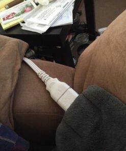 Sunbeam XL Heating Pad for Back, Neck, and Shoulder Pain Relief with Auto Shut Off and 6 Heat Settings, Extra Large 12 x 24", Green 37 71n7x03QmrL