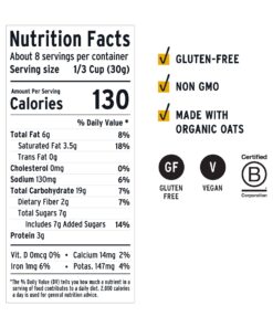 Purely Elizabeth, Chocolate Sea Salt, Ancient Grain Granola with Probiotics, Gluten-Free, 8 Ounce (Pack of 3) 3 Pack 9 71n8XI1r5hL