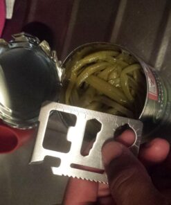 ProTool 11-Tools-in-1 Stainless Steel Credit Card-Sized Survival Tool Silver 6 71n8c3wxGJL