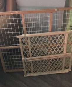 Evenflo Position and Lock Baby Gate, Pressure-Mounted, Tan 45 71n99kfo7cL