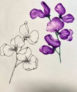 Handbook Journal Co. Artist Watercolor Sketchbook Journal, Square 8.25 x 8.25 Inches, 95lb / 200 GSM, Hardcover w/Pocket 95 lb / 200 gsm 32 71n9LCABM7L