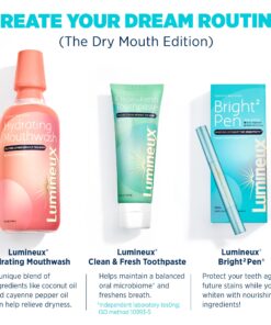 Lumineux Clean & Fresh Mouthwash 16 Oz. 2 Pack - Certified Non-Toxic - Fresh Breath in 14 Days - Fluoride Free, NO Alcohol, Artificial Colors, SLS Free, Dentist Formulated 16 Fl Oz (Pack of 2) 13 71n9fMqUFcL