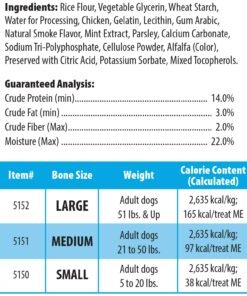 Loving Pets Orabone Dental Treat For Dogs 14 Count (Pack of 1) 8 71nAW6Qd3JL