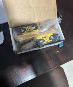 DEWALT 20V MAX* XR Battery, 4.0-Ah, 2-Pack (DCB204-2) , Black 11 71nAYeNosWL