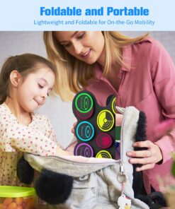 Miortior Electronic Drum Set, 10 Pads Roll-up Drum Practice Pad with Drum Pedals & Drum Sticks, Portable Drum Pad Machine Built-in Speaker with Headphone Jack, Great Christmas & Birthday Gift for Kids 22 71nAeW8obBL