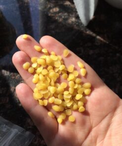 Beesworks Yellow Beeswax Pellets (1 lb) | 100% Pure, Cosmetic Grade, Triple-Filtered Beeswax for DIY Skin Care, Lip Balm, Lotion, and Candle Making 1 Pound (Pack of 1) 44 71nAv0JCufL