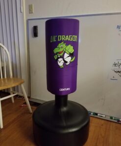 Century Kids Punching Bag Lil' Dragon Wavemaster | Purple Kids Wavemaster | Children Martial Arts Training Bag | 37" to 52" with Rounded Base for Easy Roll Relocation 9 71nB2jQAn L