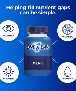 One A Day Men’s Pro Edge Multivitamin, Supplement with Vitamin A, Vitamin C, Vitamin D, Vitamin E and Zinc for Immune Health Support* and Magnesium for Healthy Muscle Function, Tablet 50 Count 50 Count (Pack of 1) Supplement Tablet 23 71nBE jGJSL