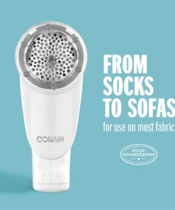 Conair Fabric Shaver and Lint Remover, Rechargeable Portable Fabric Shaver, White 34 71nBQ3pixqL