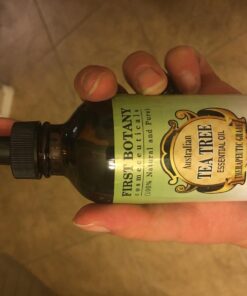 Australian Pure Tea Tree Essential Oil - 4 Fl.oz. with Glass Dropper 100% Natural Therapeutic Oil to Help in Fighting Dandruff, Acne, Toenail Fungus, Yeast Infections, Cold Sores & More. 29 71nC pUisL