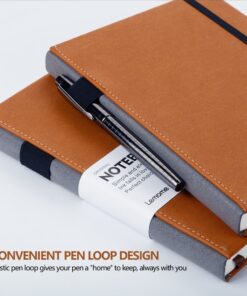 Grid Paper Notebook - Hardcover Classic Notebook with Pen Holder - Thick Premium Paper + Page Dividers Gifts 8.4 x 5.7 In 35 71nCXY2w1UL