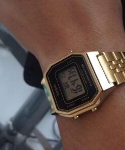 Casio Women's Illuminator LA680WGA-1 Gold Metal Quartz Watch 41 71nCi2eTGdL
