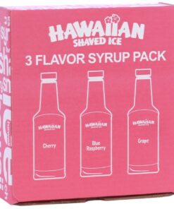 Hawaiian Shaved Ice Syrup Assortment, 3 - 16oz Bottles Of The Most Popular Flavors: Cherry, Grape, Blue Raspberry. Perfect For Shaved ice, Snow Cones, Sodas, Ice Pops, and Slushies. Allergy-friendly 16 Fl Oz (Pack of 3) 17 71nCwsXPL