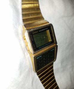 Casio #DBC611G-1D Men's Gold Tone 25 Memory Calculator Databank Watch 26 71nDkGmFmaL