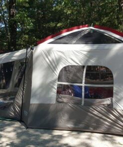 Wenzel Klondike 8 Person Water Resistant Tent with Convertible Screen Room for Family Camping Grey/Taupe 82 71nE7BBwcZL