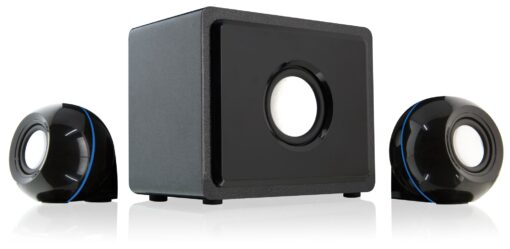 GPX HT12B 2.1 Channel Home Theater Speaker System (Black,3)