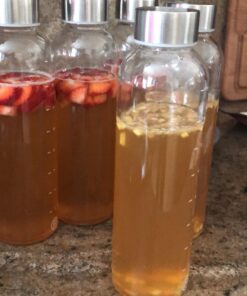 The Kombucha Shop Organic Kombucha Starter Kit - 1 Gallon Brewing Kit Includes All The Essentials Required for Brewing Kombucha At Home Regular 58 71nF4A 7AkL