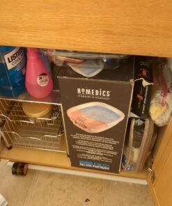 Simple Houseware Stackable 2 Tier Sliding Basket Organizer Drawer, Chrome 2-Tier 32 71nF7EiYobL