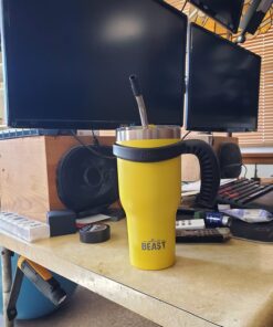 Beast 30 oz Tumbler Stainless Steel Vacuum Insulated Coffee Ice Cup Double Wall Travel Flask (Stainless Steel) 59 71nFCDn5ZbL