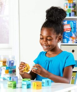 hand2mind Ten Frame Dice, Large Foam Dice for Classroom, Subitizing Dice, Math Manipulatives for Elementary School, Counting Toys for Toddlers, Educational Toys for Preschool Children (Set of 12) 24 71nFYlqDktL