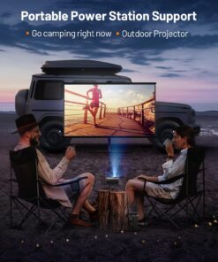 WiFi Projector for iPhone, ELEPHAS 2023 Upgraded Mini Projector with Tripod & Carry Bag, Full HD 1080P Supported, 200" Display Portable Projector, Compatible with iOS/Android/Windows/TV Stick/HDMI/USB S 19 71nFZz2CuL