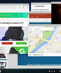 Samsung DeX Station, Desktop Experience for Samsung Galaxy Note8 , Galaxy S8, S8+, S9, and S9+ W/ AFC USB-C Wall Charger (US Version with Warranty) 23 71nFejXVU0L 1