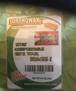 Genuine Orthowax - Orthodontic Wax for Braces Wearer - Stick Better Than competitors 9 27 71nGayi2FlL