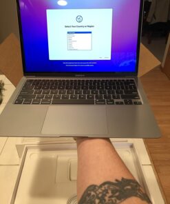 Apple 2020 MacBook Air Laptop M1 Chip, 13” Retina Display, 8GB RAM, 256GB SSD Storage, Backlit Keyboard, FaceTime HD Camera, Touch ID. Works with iPhone/iPad; Space Gray Without AppleCare+ 34 71nGbFsqoTL