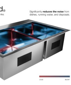 KOHLER Vault 30" Single Bowl 18-Gauge Stainless Steel Farmhouse Apron Front Kitchen Sink with Single Faucet Hole Top Mount Installation K-3935-1-NA 25 71nGdhjSrYL