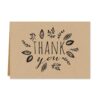 Kraft Leaves Thank You Note Card Pack/Set Of 36 Leaf Wreath Greeting Cards With Blank Inside And Kraft Envelopes Kraft Leaves 19 71nGnuL x8L